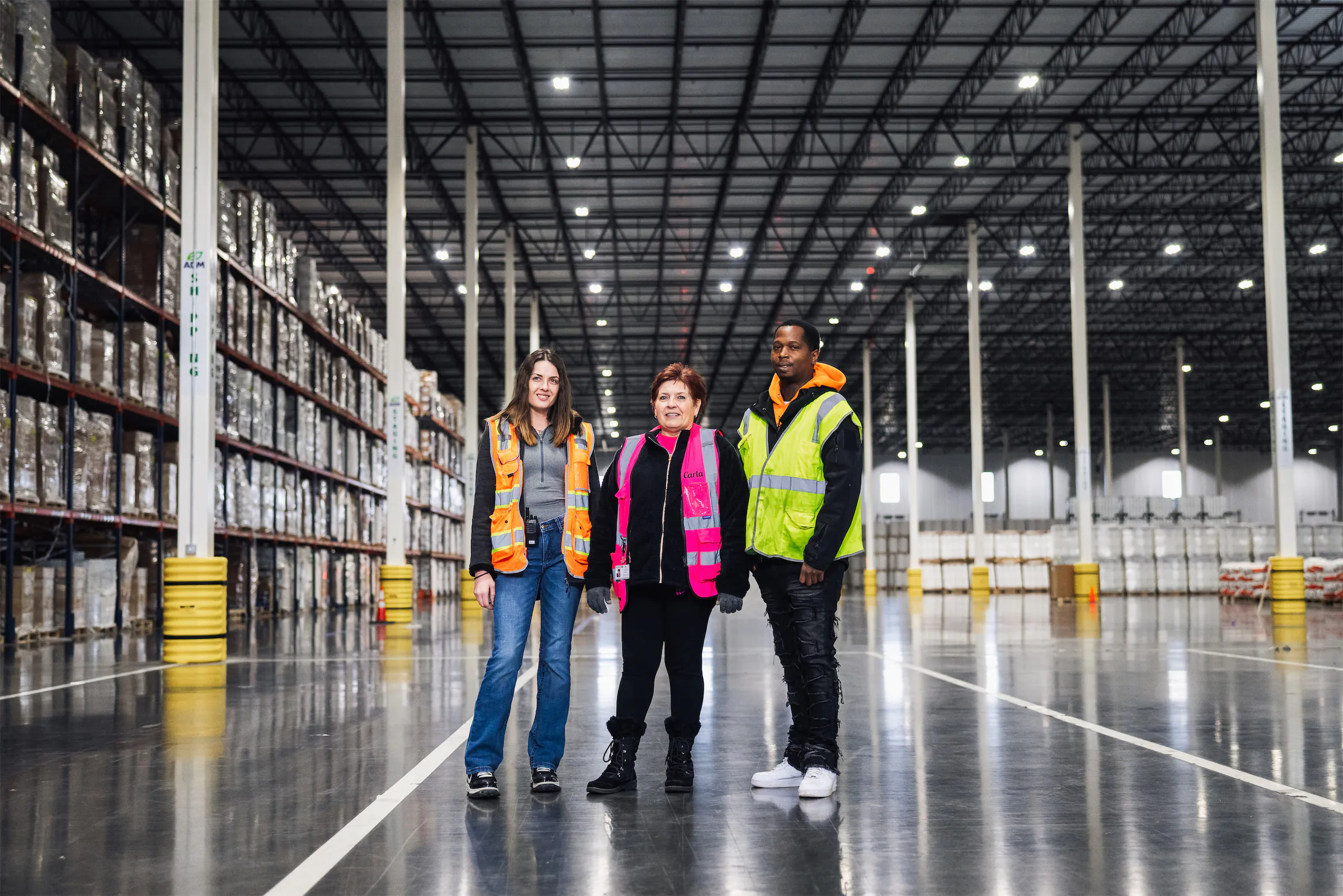Commonwealth aerospace warehouse aisle